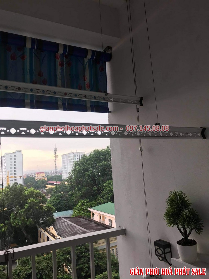 Sửa giàn phơi tại Long Biên: thay dây cáp chỉ 250k tại nhà anh Hùng,chung cư K33 Bộ Quốc Phòng - 03