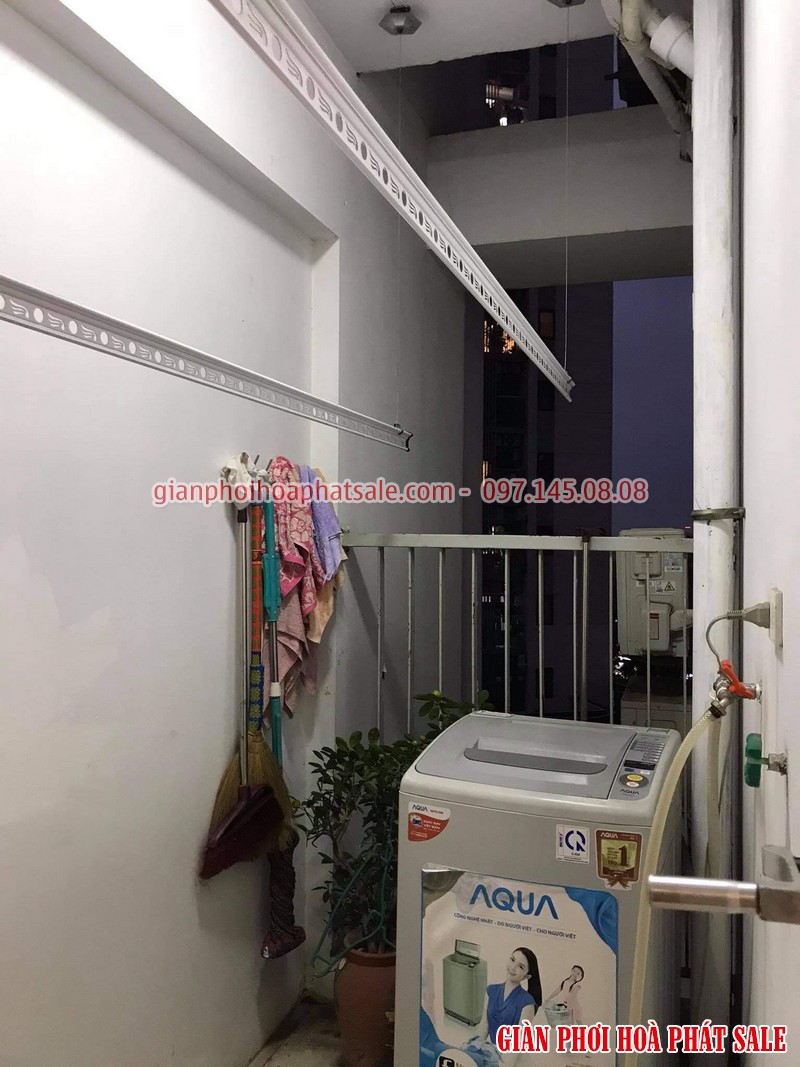 Sửa giàn phơi tại Hoàng Mai: thay dây cáp ở chung cư B1 Tây Nam Linh Đàm nhà anh An - 05