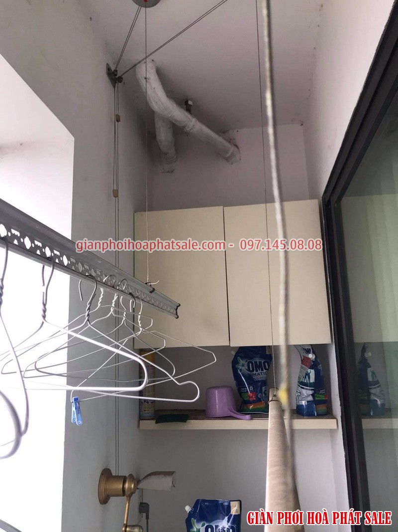 Sửa chữa giàn phơi tại Hoàng Mai: thay dây giàn phơi thông minh ở chung cư 87 Lĩnh Nam - 03