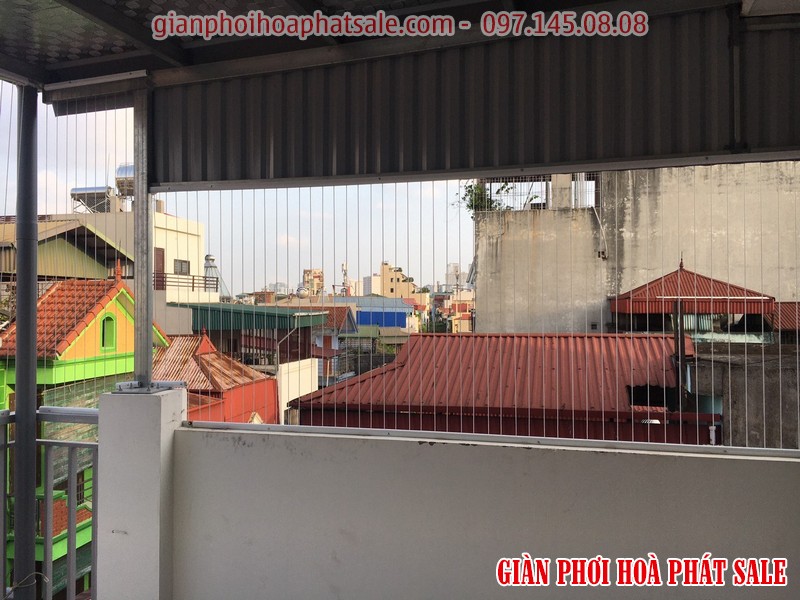 Lắp lưới an toàn cho sân phơi nhà anh Dũng, Thanh Xuân, Hà Nội - 01
