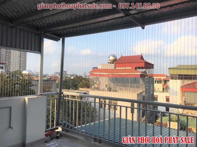 Lắp lưới an toàn cho sân phơi nhà anh Dũng, Thanh Xuân, Hà Nội - 04
