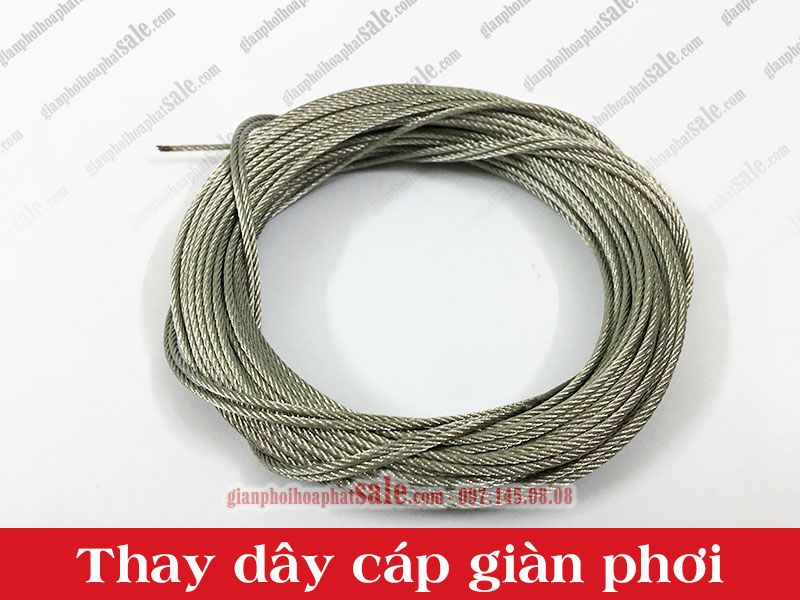 Dây cáp giàn phơi thông minh